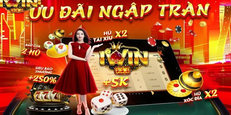 Hình ảnh các ưu đãi khuyến mãi hấp dẫn như tiền thưởng chào mừng, hoàn trả, quà tặng đặc biệt cho người chơi dagac3 game, với tông màu vàng lấp lánh.